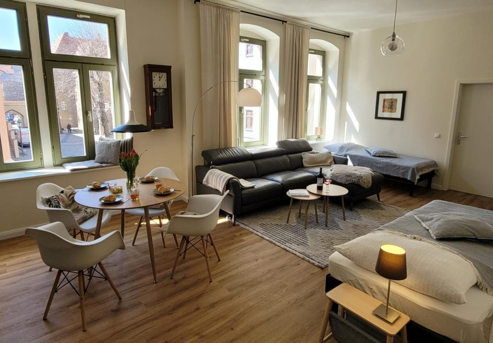 Cosel Apartment Altstadt Radfahrer Balkon Meißen المظهر الخارجي الصورة