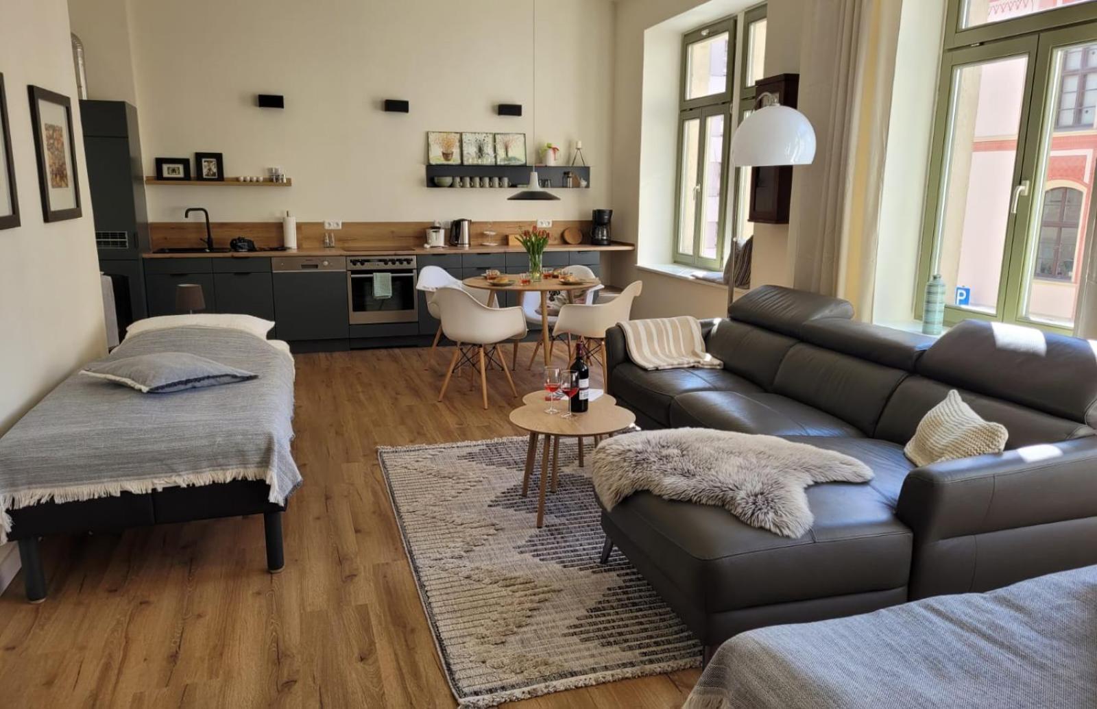 Cosel Apartment Altstadt Radfahrer Balkon Meißen المظهر الخارجي الصورة