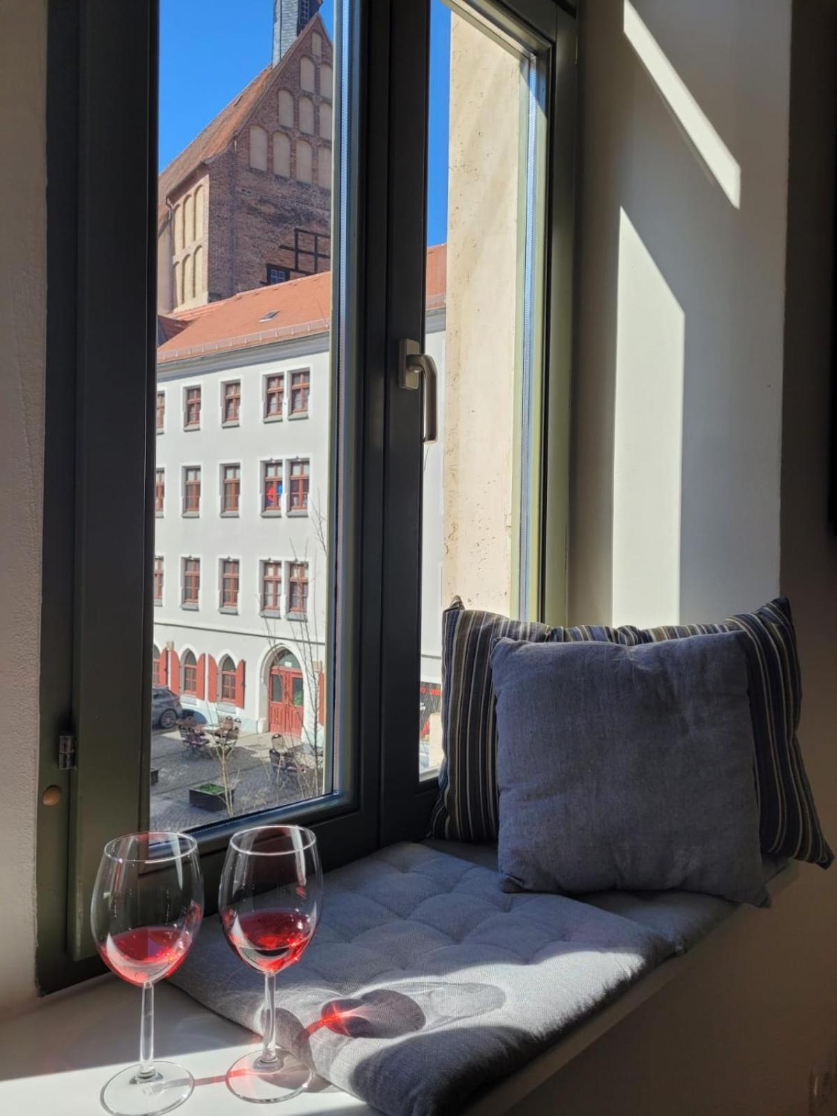 Cosel Apartment Altstadt Radfahrer Balkon Meißen المظهر الخارجي الصورة