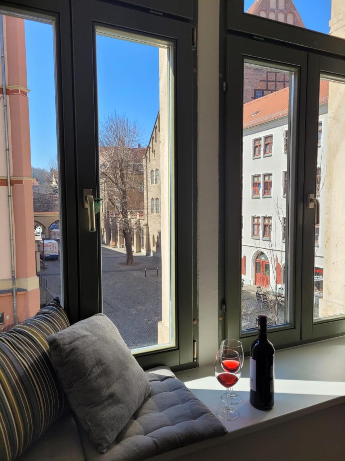 Cosel Apartment Altstadt Radfahrer Balkon Meißen المظهر الخارجي الصورة